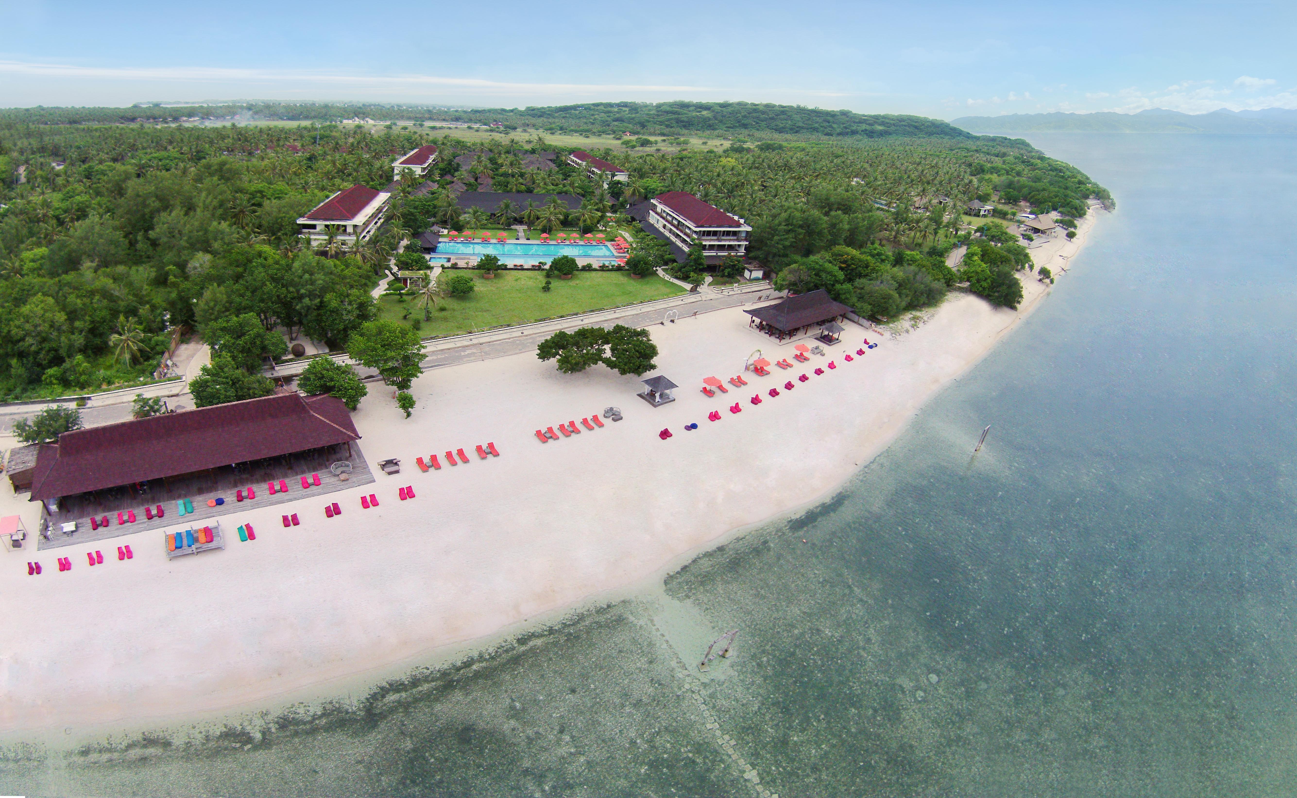 Hotel Ombak Sunset Gili Trawangan Esterno foto